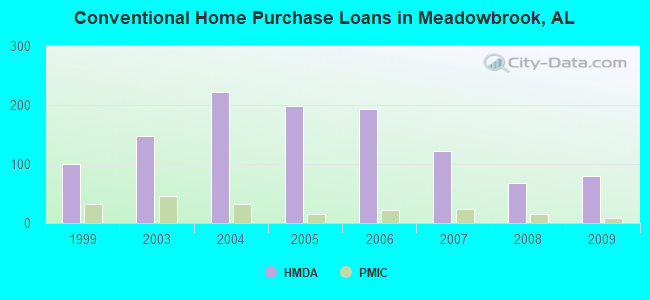 Conventional Home Purchase Loans in Meadowbrook, AL