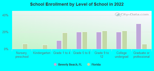 School Enrollment by Level of School in 2022