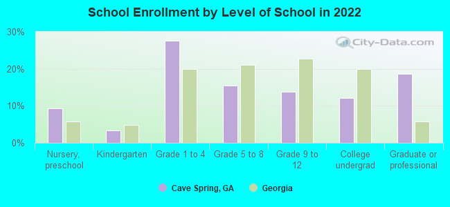 School Enrollment by Level of School in 2022