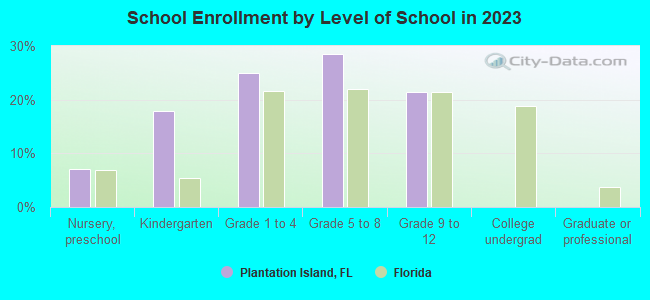 School Enrollment by Level of School in 2000