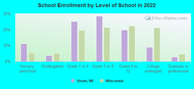 School Enrollment by Level of School in 2022