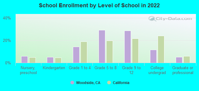 School Enrollment by Level of School in 2022