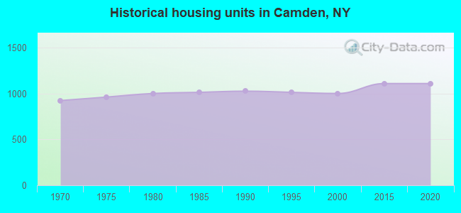 Historical housing units in Camden, NY