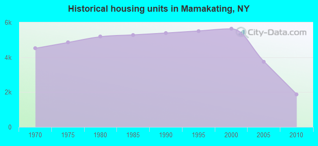 Historical housing units in Mamakating, NY