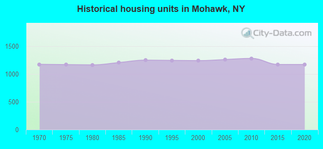 Historical housing units in Mohawk, NY