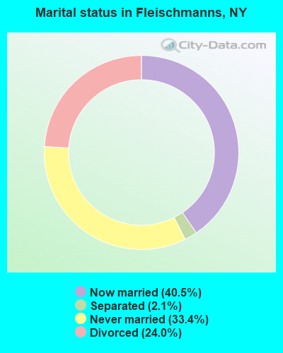 Marital status in Fleischmanns, NY