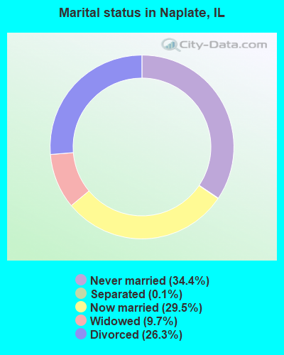 Marital status in Naplate, IL