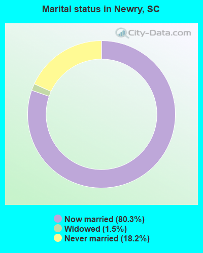 Marital status in Newry, SC