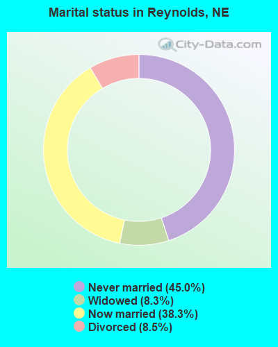 Marital status in Reynolds, NE