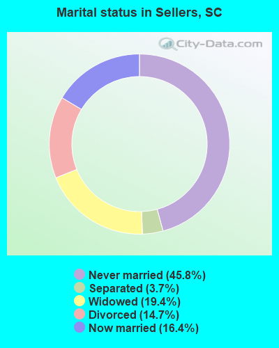 Marital status in Sellers, SC