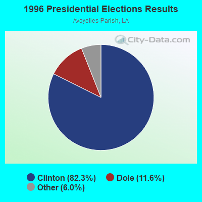 1996 Presidential Elections Results