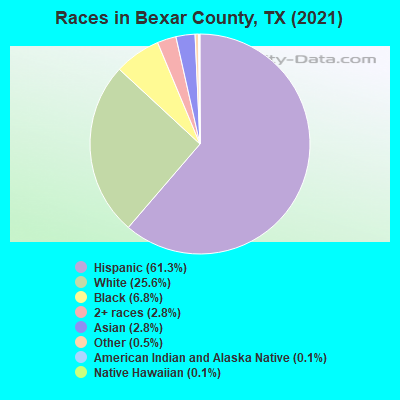 Races in Bexar County, TX (2021)
