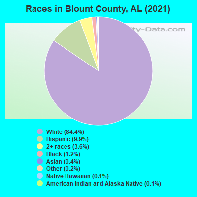 Races in Blount County, AL (2021)