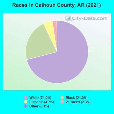 Races in Calhoun County, AR (2019)
