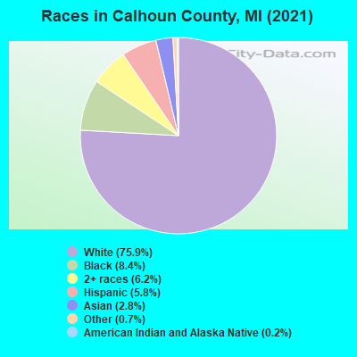 Races in Calhoun County, MI (2021)