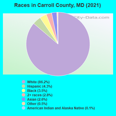 Races in Carroll County, MD (2021)