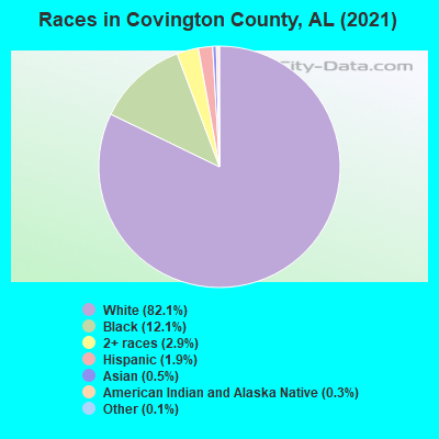 Races in Covington County, AL (2019)