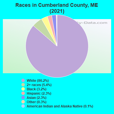 Races in Cumberland County, ME (2019)