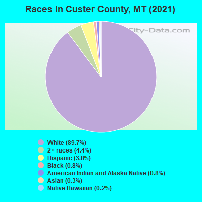 Races in Custer County, MT (2021)