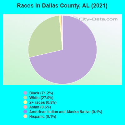Races in Dallas County, AL (2022)
