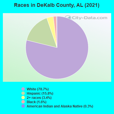 Races in DeKalb County, AL (2019)
