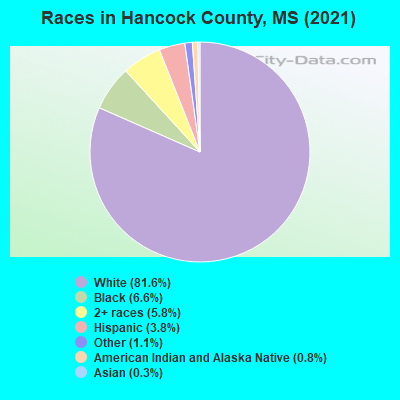 Races in Hancock County, MS (2019)