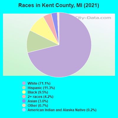 Races in Kent County, MI (2021)