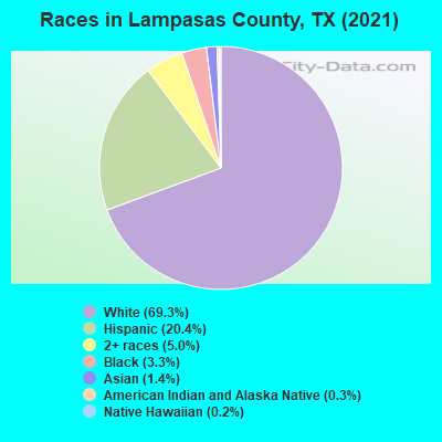 Races in Lampasas County, TX (2019)