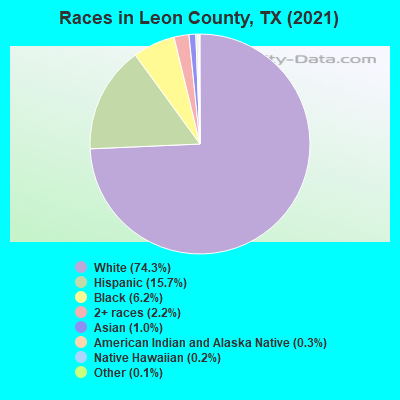 Races in Leon County, TX (2019)