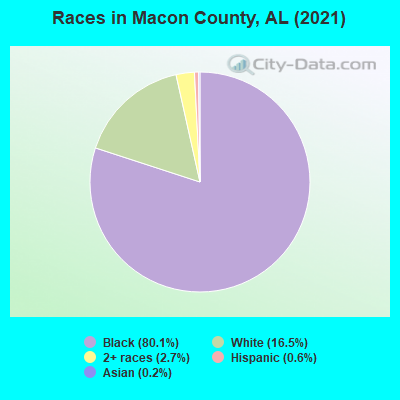 Races in Macon County, AL (2019)