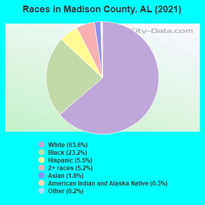 Races in Madison County, AL (2021)