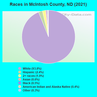 Races in McIntosh County, ND (2019)