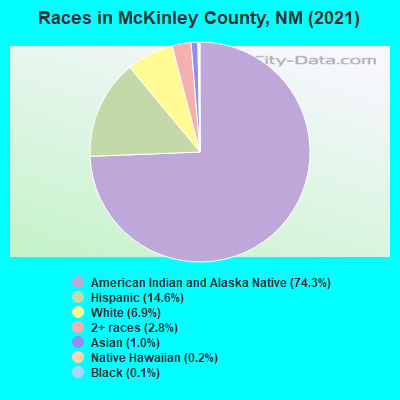 Races in McKinley County, NM (2021)