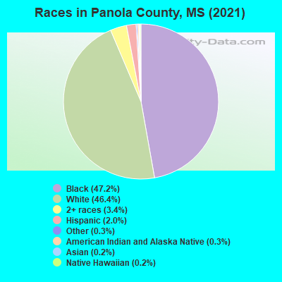 Races in Panola County, MS (2022)