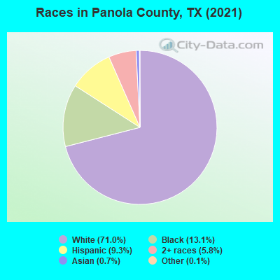 Races in Panola County, TX (2019)