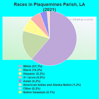 Races in Plaquemines Parish, LA (2021)