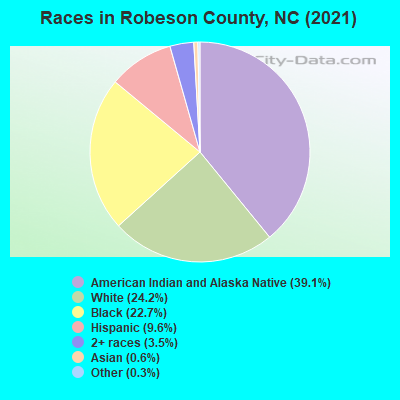 Races in Robeson County, NC (2019)