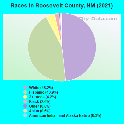 Races in Roosevelt County, NM (2019)