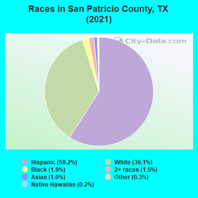 Races in San Patricio County, TX (2019)