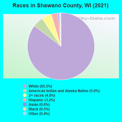 Races in Shawano County, WI (2021)