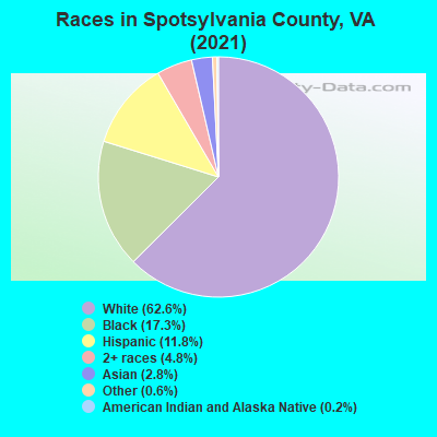 Races in Spotsylvania County, VA (2019)