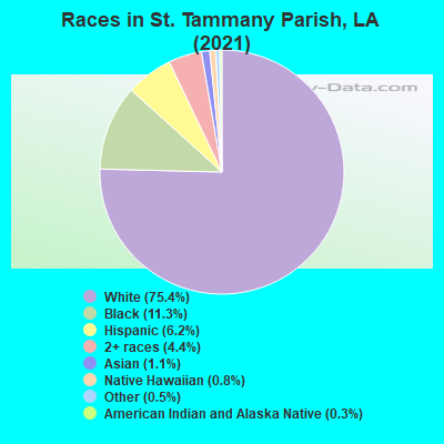 Races in St. Tammany Parish, LA (2019)
