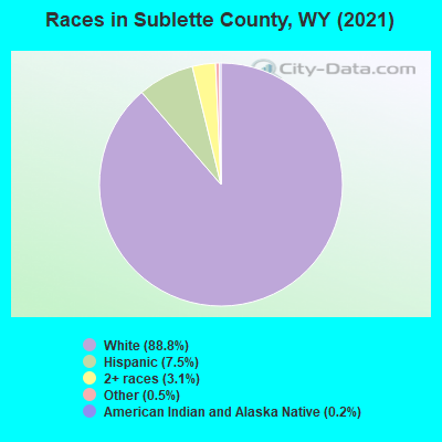 Races in Sublette County, WY (2022)