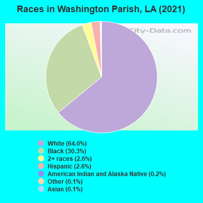 Races in Washington Parish, LA (2021)