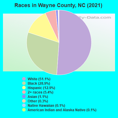 Races in Wayne County, NC (2019)