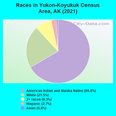 Races in Yukon-Koyukuk Census Area, AK (2022)