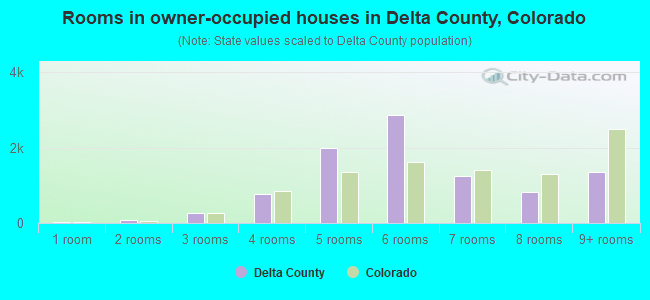 Rooms in owner-occupied houses in Delta County, Colorado