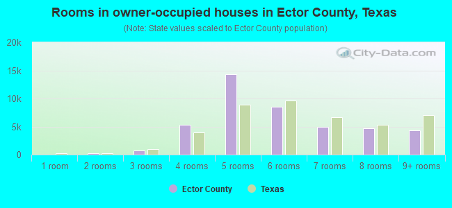 Rooms in owner-occupied houses in Ector County, Texas