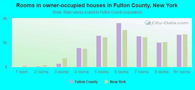 Rooms in owner-occupied houses in Fulton County, New York