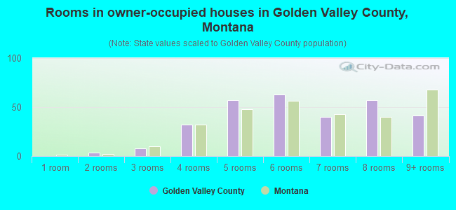 Rooms in owner-occupied houses in Golden Valley County, Montana